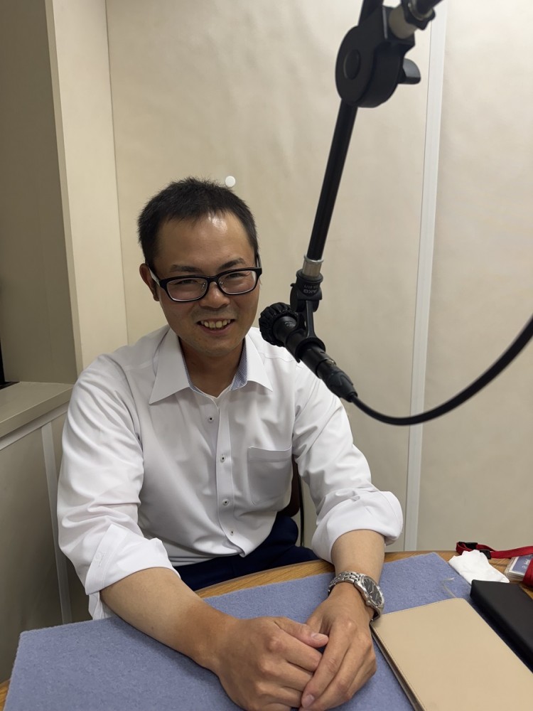 収穫期を迎えた川西男性