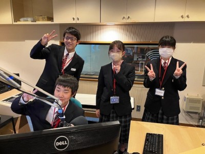 翔陽中の生徒が職場体験に来てくれました。